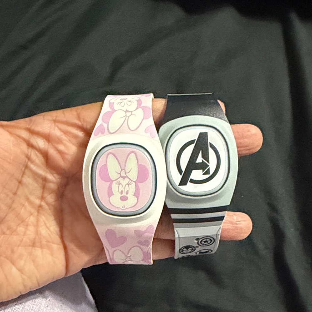 Disney Wearable Bands - Pink and Black